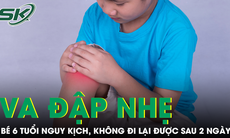 Bé trai 6 tuổi nguy kịch sau va đập nhẹ ở chân, cha mẹ không nên chủ quan khi trẻ ngã