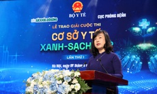 Bộ trưởng Đào Hồng Lan: Cuộc thi Cơ sở y tế 'Xanh - Sạch - Đẹp' để cán bộ trong ngành thay đổi tích cực hơn trong quản trị, tư duy phục vụ người bệnh