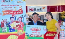 Hơn 47 lượng vàng đã tới tay khách hàng gửi tiết kiệm tại HDBank