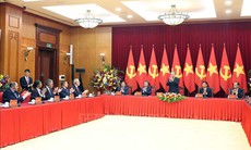 Tổng Bí thư tiếp Trưởng đoàn chính đảng các nước dự Lễ kỷ niệm 80 năm Quốc khánh 2/9