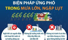 Người dân cần lưu ý những gì khi ứng phó với mưa lớn, ngập lụt?