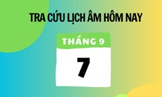 Lịch âm 7/9 - Âm lịch hôm nay 7/9 - Lịch vạn niên ngày 7/9/2025