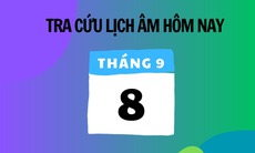 Lịch âm 8/9 - Âm lịch hôm nay 8/9 - Lịch vạn niên ngày 8/9/2025