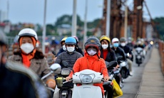 Không khí lạnh mạnh tràn về đúng ngày đầu tiên của năm mới