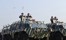 Những hình ảnh ấn tượng trong Lễ xuất quân, diễn tập bảo vệ Đại hội XIV