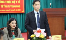 Thứ trưởng Thường trực Bộ Y tế Vũ Mạnh Hà làm việc với ngành Y tế tỉnh Tuyên Quang