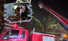 Cháy nhà nghỉ ở Hà Đông lúc rạng sáng, 7 người được cứu an toàn