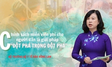 Chính sách miễn viện phí cho người dân là giải pháp 'đột phá trong đột phá'