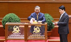 Hình ảnh bầu Ban Chấp hành Trung ương Đảng khóa XIV