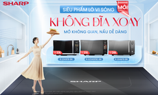Sharp ra mắt lò vi sóng không đĩa xoay mới: mở không gian, nấu dễ dàng