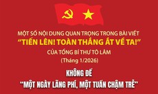 Không để 'một ngày lãng phí, một tuần chậm trễ'