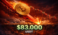 Bitcoin có biến, đột ngột giảm xuống 83.000 USDT trong đêm