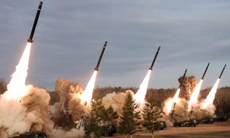 Triều Tiên trình diễn pháo phản lực tầm bắn xa nhất thế giới