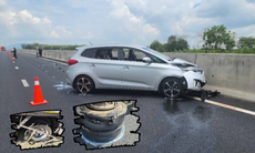 Cục CSGT cảnh báo nguy cơ nổ lốp trên cao tốc dịp Tết