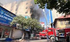 Cháy lớn tại phường Hà Đông, Hà Nội