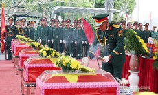 Trang nghiêm lễ truy điệu, an táng 93 hài cốt liệt sĩ tại Vị Xuyên
