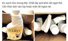 Vì sao tẩy đa năng SARO khiến người dùng gặp khó chịu ở đường thở?