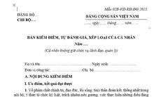 Hướng dẫn đánh giá xếp loại chất lượng đảng viên