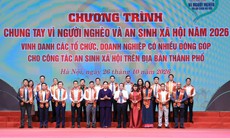 Hà Nội tiếp nhận hơn 77 tỷ đồng chăm lo an sinh xã hội