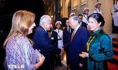 Tổng Bí thư, Chủ tịch nước và Phu nhân chủ trì tiệc chiêu đãi chào mừng Tổng thống Panama và Phu nhân