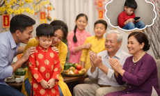 Có nên ép trẻ chúc Tết, biểu diễn trước đám đông?