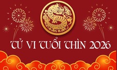 Tử vi tuổi Thìn năm 2026: Nhiều điểm sáng, cẩn thận thị phi