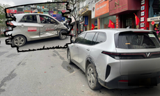 Truy tìm tài xế ô tô màu xanh gây tai nạn liên hoàn trên phố Xã Đàn