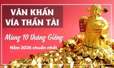 Bài văn khấn vía Thần tài mùng 10 tháng Giêng năm 2026 chuẩn nhất