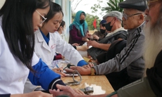 Hơn 600 người dân xã Thiên Lộc được khám, tư vấn sức khỏe miễn phí