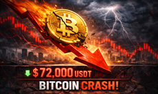 Bitcoin lao dốc về 72.000 USDT, ví lớn xả hàng chấp nhận cắt lỗ