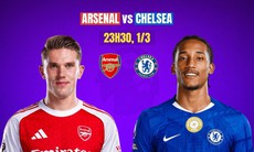 Kênh và link xem trực tiếp Arsenal đấu Chelsea ngày 1/3