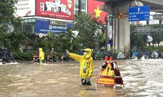 Hà Nội phân luồng một số tuyến đường phục vụ thi công dự án chống ngập úng