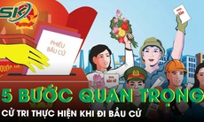 Hướng dẫn chi tiết 5 bước cử tri thực hiện khi đi bầu cử và những điều cần lưu ý