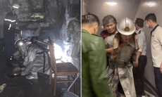 Hà Nội: Cháy căn hộ chung cư Ecohome, 3 người được giải cứu