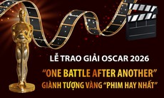 Giải Oscar 2026: 'One Battle After Another' giành tượng vàng 'Phim hay nhất'
