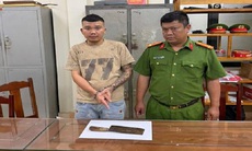 Bắt đối tượng dùng dao chém nhiều nhát vào bạn nhậu