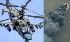 Trực thăng đắt nhất của Nga 'rực cháy' sau đòn tấn công từ UAV Ukraine