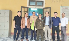 Động vật quý hiếm 'đi lạc' vào trường học ở Huế