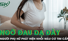 Tự điều trị đau dạ dày tại nhà, người phụ nữ phát hiện nhồi máu cơ tim cấp