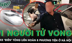 Tài xế ô tô tông liên hoàn 8 phương tiện ở Hà Nội vi phạm nồng độ cồn, đã có nạn nhân 50 tuổi tử vong