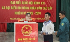 Đặc khu Trường Sa bầu cử sớm