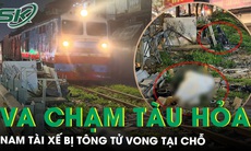 Va chạm với tàu hỏa, nam tài xế đi xe máy bị tông văng xa 20m, tử vong tại chỗ