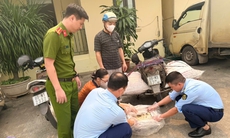 Chở hơn 2 tạ lòng lợn có dấu hiệu phân hủy đi bán, bất ngờ bị Tổ công tác phát hiện