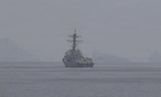 Loạt tàu khu trục Mỹ tiến hành rà phá thủy lôi ở eo biển Hormuz