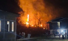 Công an Quảng Trị hỗ trợ chữa cháy rừng tại nước bạn Lào