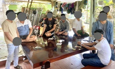 Phát hiện 8 người dùng vỏ hạt dưa đánh bạc