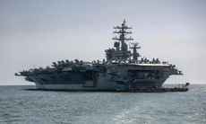 Thêm một siêu tàu sân bay Mỹ gặp hỏa hoạn