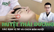 Hướng dẫn bấm huyệt thái dương giảm đau đầu 