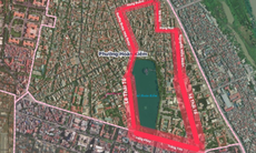 Bản đồ chi tiết các tuyến phố dự kiến cấm xe máy xăng từ 1/7