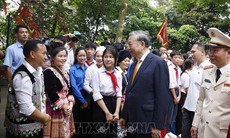 Tổng Bí thư, Chủ tịch nước Tô Lâm gặp gỡ, nói chuyện với bà con nhân dân tại Đền Hùng
